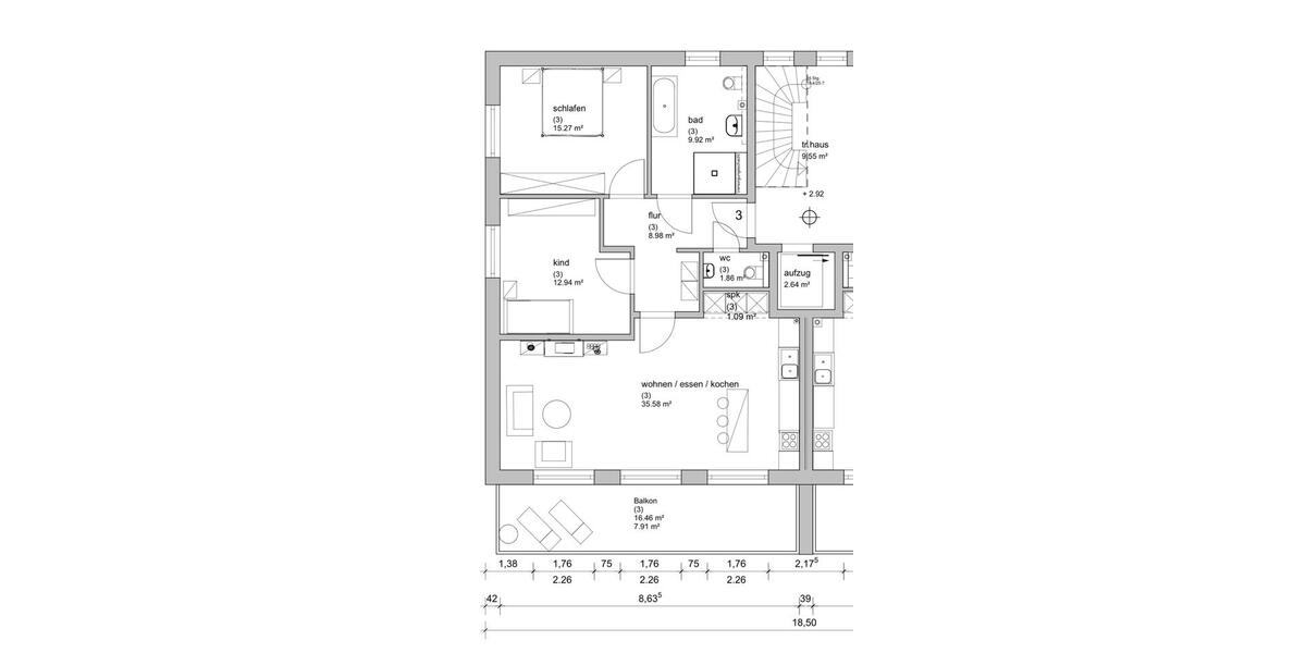 3-Zimmer Neubauwohnung in Bad Iburg 3 zimmer