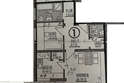 Wohnung Schwerte - 3 Zimmer, 82 m&sup2;, 950&euro; | Angebot:25205313