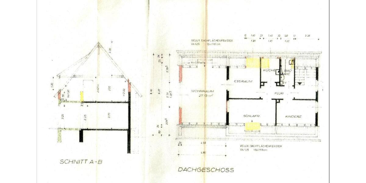 Dachgeschoßwohnung Bielefeld Gadderbaum - 3 Zimmer, 75 m&sup2;, 375&euro; | Angebot:25231617