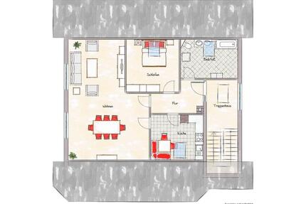 Wohnung Maxdorf - 2 Zimmer, 83 m&sup2;, 850&euro; | Angebot:27577900