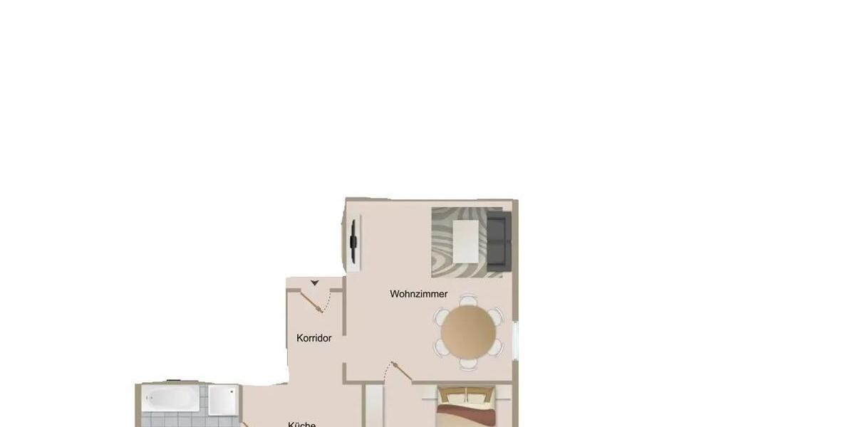 Erdgeschoßwohnung Colditz - 2 Zimmer, 40 m&sup2;, 300&euro; | Angebot:26125406