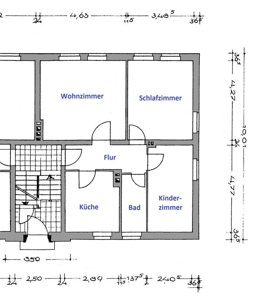 3-Raum-Wohnung im gepflegtem Wohnumfeld
