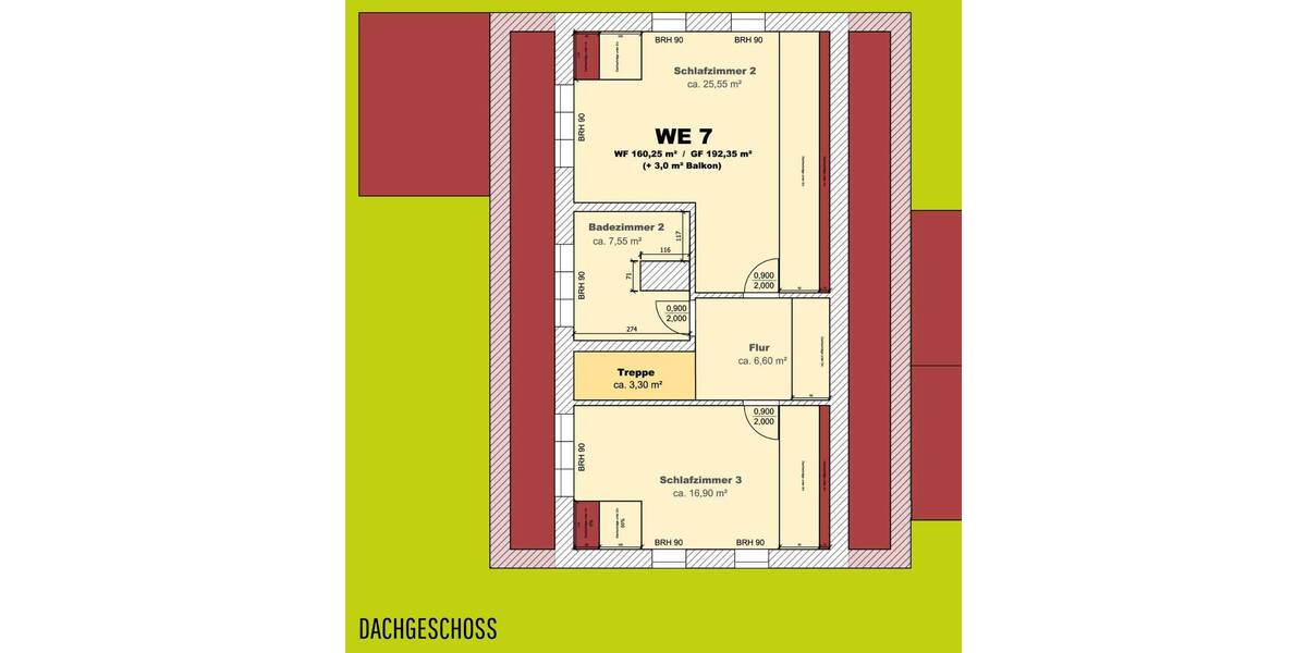 Etagenwohnung Wachau Lomnitz - 4 Zimmer, 160 m&sup2;, 1.480&euro; | Angebot:25797764
