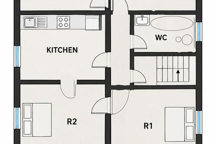 Wohnung Amberg - 2 Zimmer, 15 m&sup2;, 300&euro; | Angebot:27565127