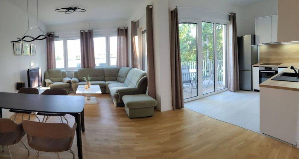 Möblierte 3-Zi-Whg Zentral Modern Neubau Elbe fußläufig