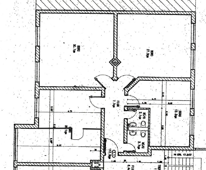 Etagenwohnung Merseburg (Saale Merseburg - 4 Zimmer, 117 m&sup2;, 800&euro; | Angebot:26723151