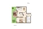 Etagenwohnung Unterhaching - 2 Zimmer, 53 m&sup2;, 1.075&euro; | Angebot:26542823