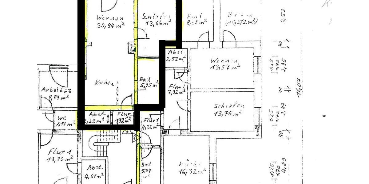 Erdgeschoßwohnung Lichtenberg/Erzgebirge Erzgebirge - 2 Zimmer, 54 m&sup2;, 270&euro; | Angebot:26233928