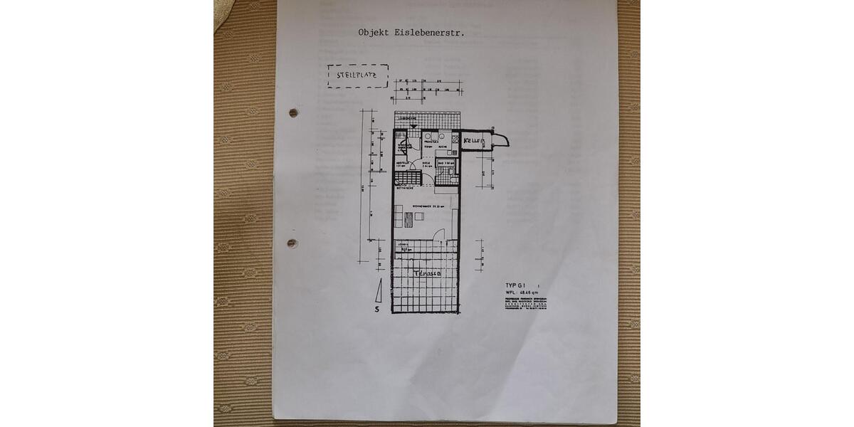 Erdgeschoßwohnung Bremen Hemelingen - 1 Zimmer, 48 m&sup2;, 950&euro; | Angebot:25647348