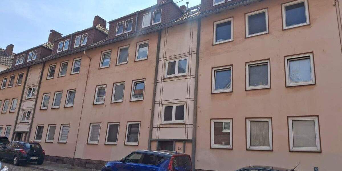 Etagenwohnung Bremerhaven Geestemünde - 3 Zimmer, 63 m&sup2;, 500&euro; | Angebot:25768778