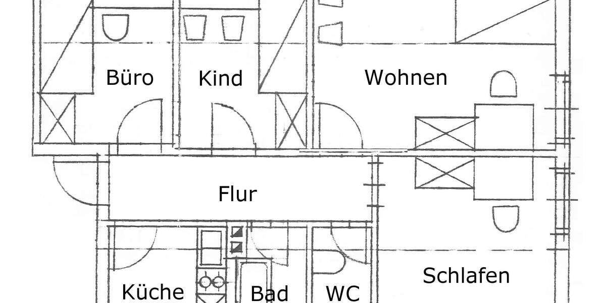 Etagenwohnung Göttingen Weende / Deppoldshausen - 4 Zimmer, 50 m&sup2;, 680&euro; | Angebot:26095220