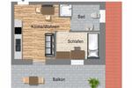 Wohnen auf Zeit Edewecht - 2 Zimmer, 35 m&sup2;, 45&euro; | Angebot:26229605
