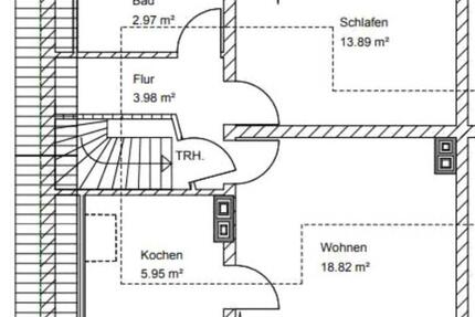 Wohnung Bonn Bad Godesberg - 2 Zimmer, 46 m&sup2;, 546&euro; | Angebot:25182294