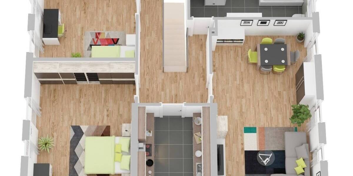 Etagenwohnung Achim - 3 Zimmer, 105 m&sup2;, 1.155&euro; | Angebot:26840765