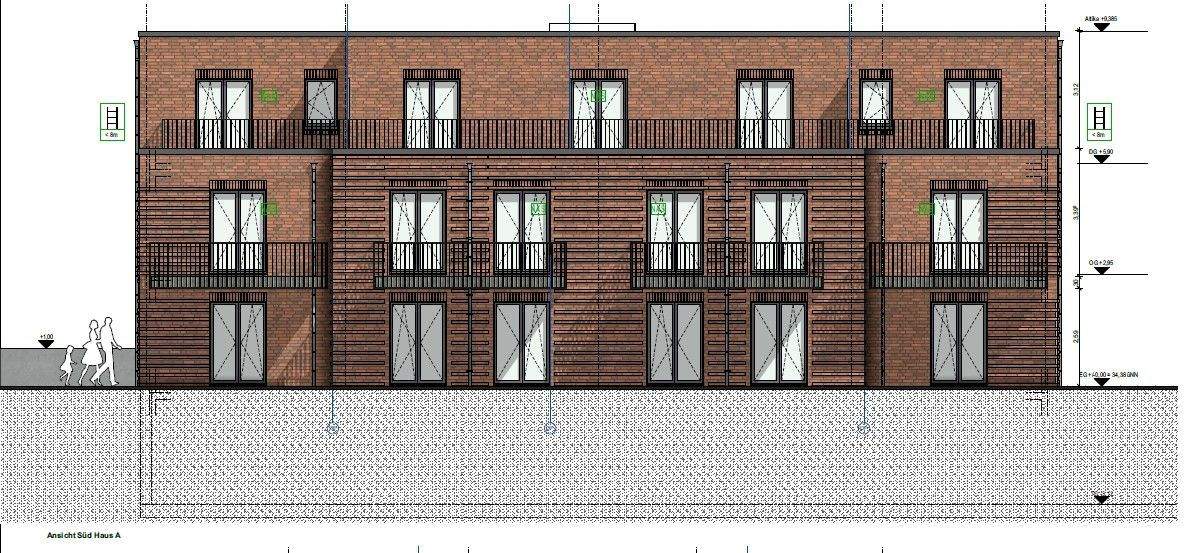 Terrassenwohnung Norderstedt Harksheide - 2 Zimmer, 49 m&sup2;, 1.080&euro; | Angebot:24793329