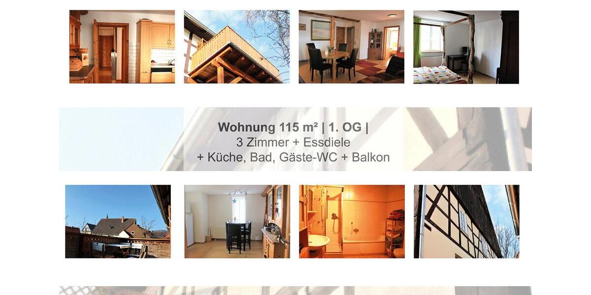 Etagenwohnung Volkmarsen - 3 Zimmer, 115 m&sup2;, 750&euro; | Angebot:26582677