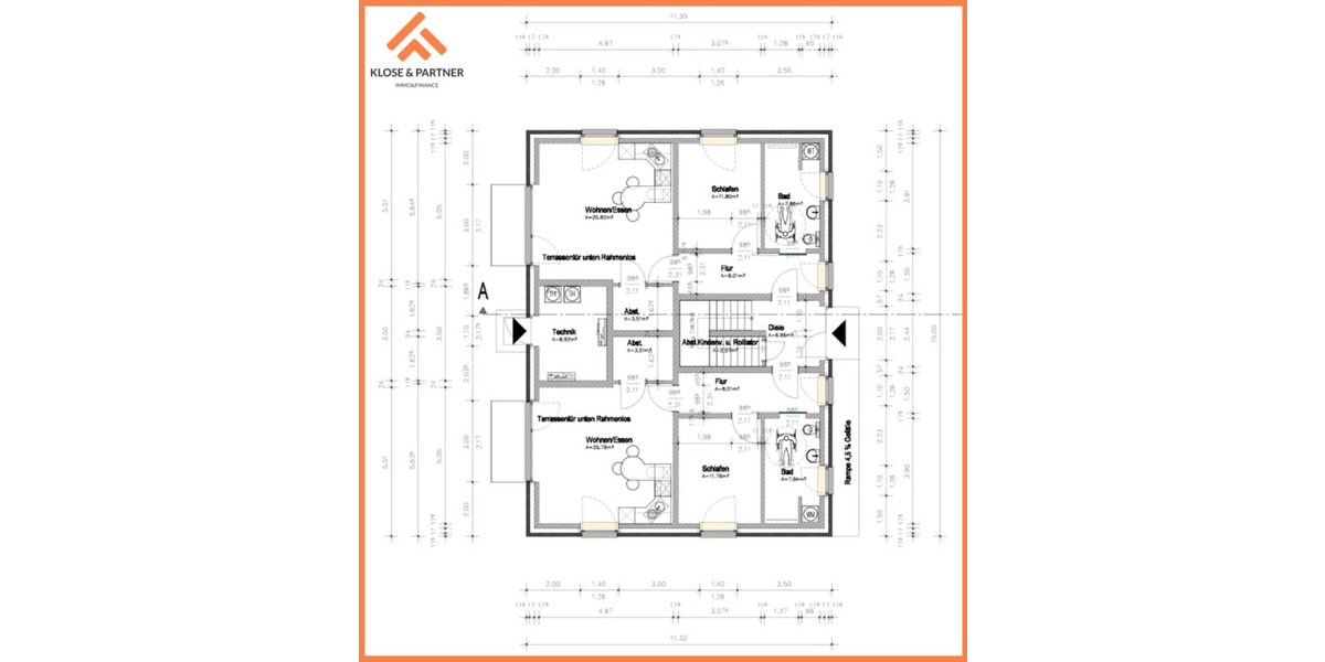 Erdgeschoßwohnung Schleswig - 2 Zimmer, 68 m&sup2;, 930&euro; | Angebot:23862899