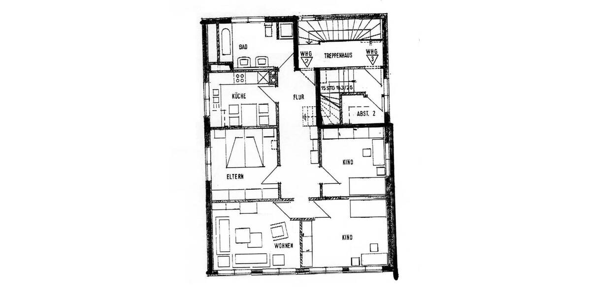 Etagenwohnung Lohne (Oldenburg) Lohne - 4 Zimmer, 93 m&sup2;, 630&euro; | Angebot:26117646