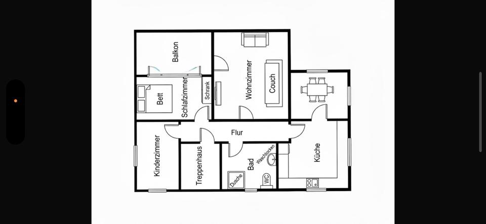 Etagenwohnung Aspach - 4 Zimmer, 85 m&sup2;, 1.400&euro; | Angebot:25576418