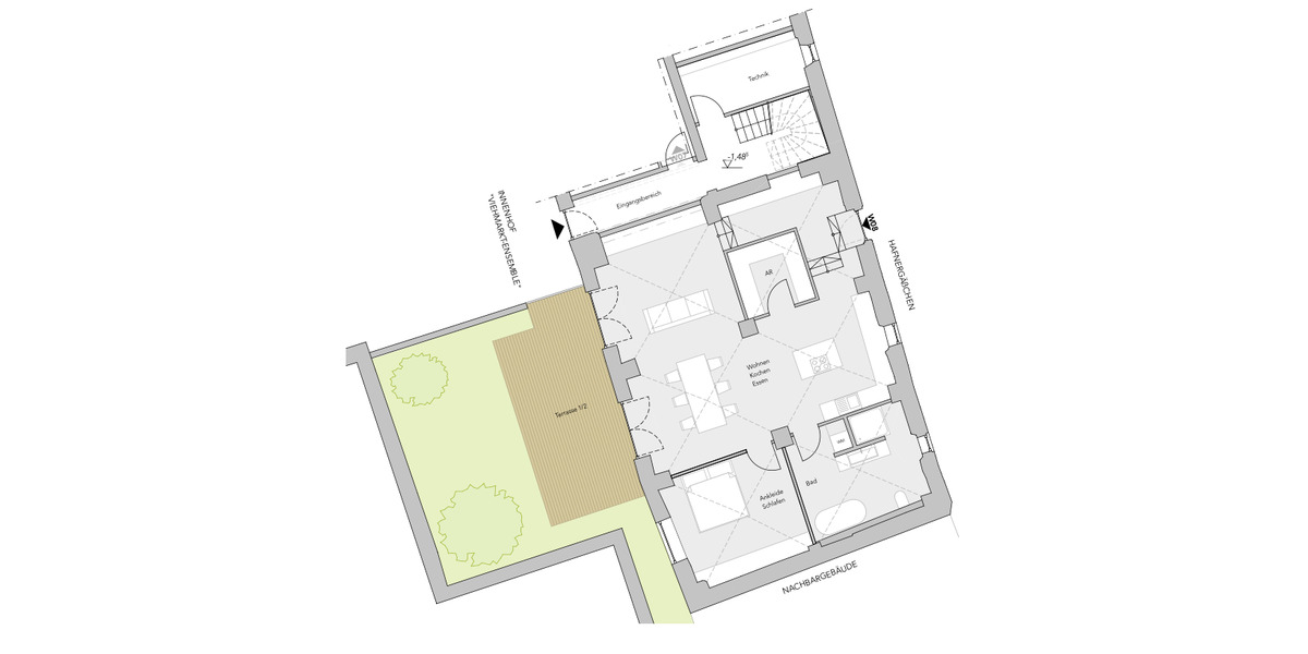 Etagenwohnung Amberg - 2 Zimmer, 115 m&sup2;, 1.610&euro; | Angebot:25670267