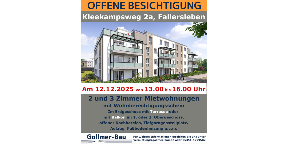 2 Zimmer Neubauwohnungen zur Miete Wolfsburg - WBS erforderlich 2 zimmer