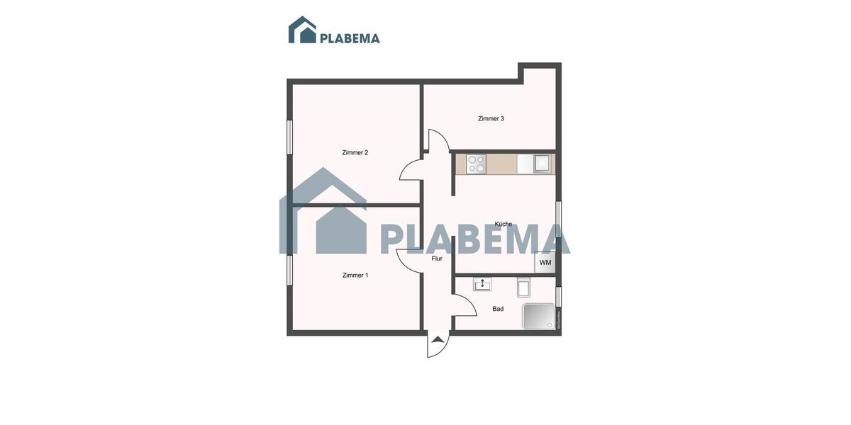 Etagenwohnung Greifswald - 3 Zimmer, 70 m&sup2;, 1.025&euro; | Angebot:26646784