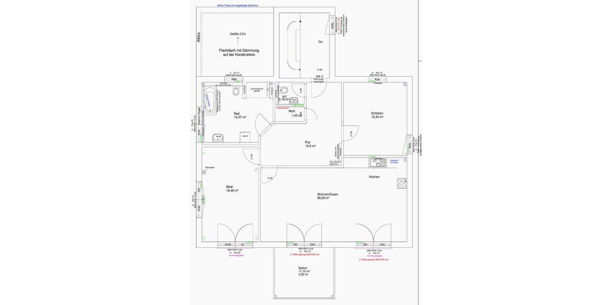 Etagenwohnung Oerlenbach - 2.5 Zimmer, 114 m&sup2;, 969&euro; | Angebot:25996925