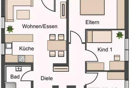 Wohnung Gundelsheim - 4 Zimmer, 80 m&sup2;, 960&euro; | Angebot:25614635