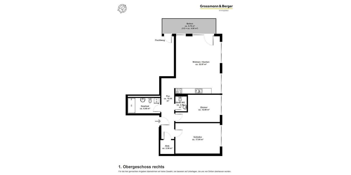 Etagenwohnung Hamburg Neustadt - 3 Zimmer, 90 m&sup2;, 2.571&euro; | Angebot:25139425