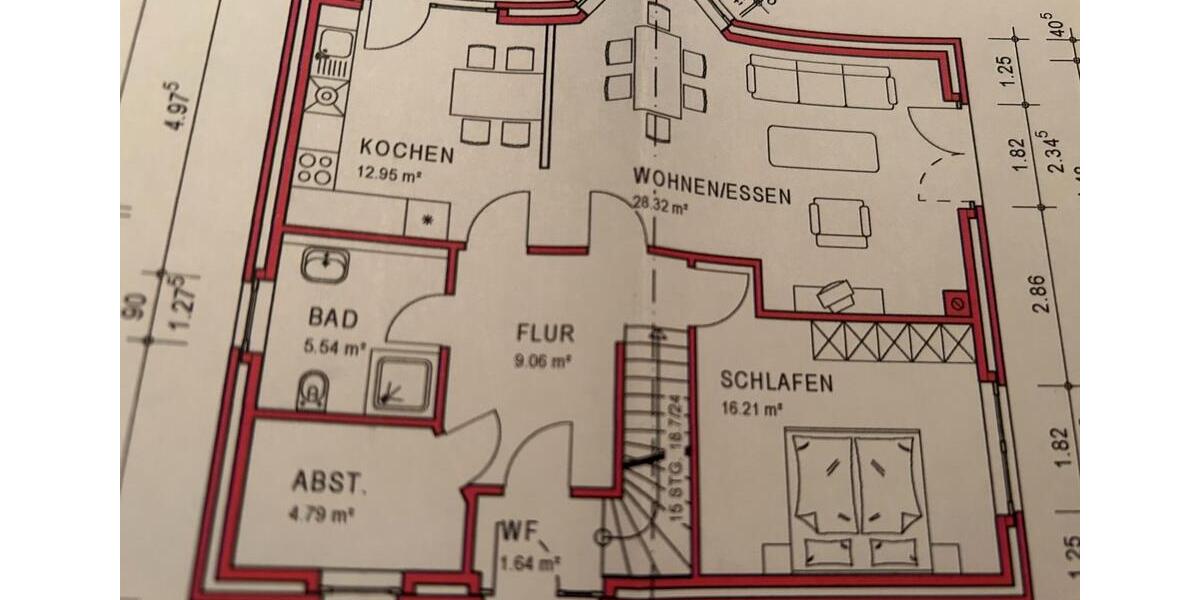Mietwohnung, Erdgeschoss Wohnung mit Garten, Stellplatz 1 zimmer