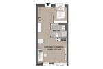 Etagenwohnung Fürth Innenstadt - 1 Zimmer, 35 m&sup2;, 600&euro; | Angebot:26501536
