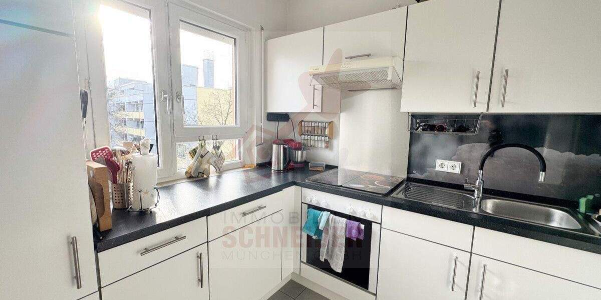 IMMOBILIEN SCHNEIDER - Berg am Laim - Helle 2 Zimmer Wohnung mit Süd-Balkon, EBK und Parkett 2 zimmer