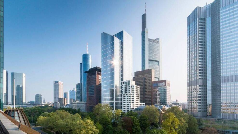 Exklusive Räumlichkeiten im TaunusTurm im Frankfurter Bankenviertel - All-in-Miete