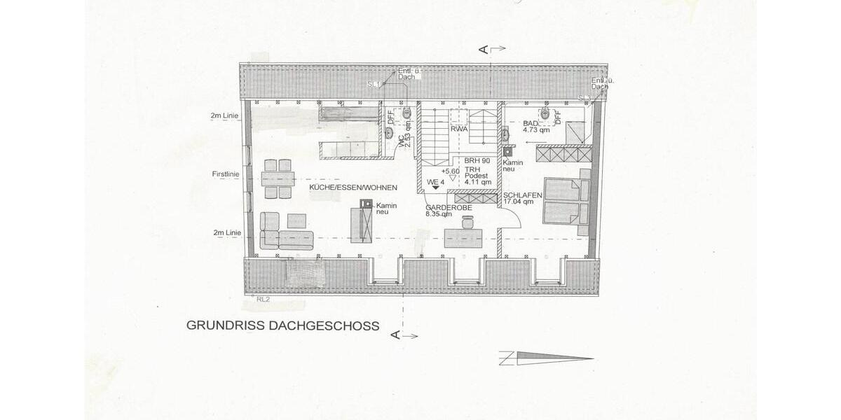 Dachgeschoßwohnung Parsberg - 2 Zimmer, 73 m&sup2;, 640&euro; | Angebot:24432699