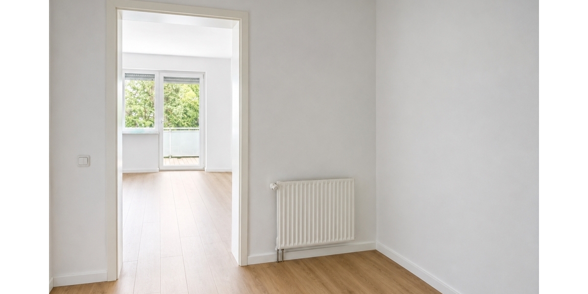 Maintal-Bischofsheim: Renovierte 2-Zimmer Wohnung mit großem Balkon und Garage - Etagenwohnung Maintal | Angebot:27053489