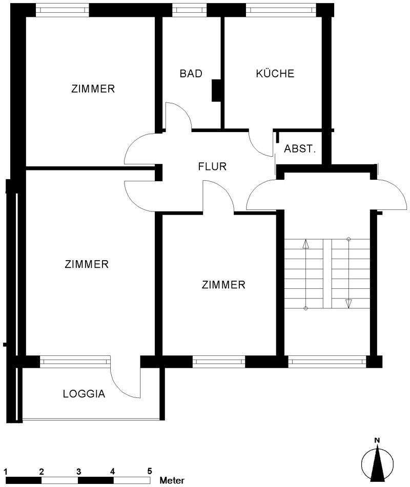 Wohnung zum Mieten in Oldenburg 527 € 70.25 m² 3 zimmer