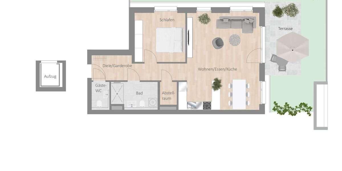 Etagenwohnung Besigheim - 2.5 Zimmer, 78 m&sup2;, 1.150&euro; | Angebot:26106366