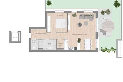 Wohnung Besigheim - 2.5 Zimmer, 78 m&sup2;, 1.150&euro; | Angebot:26106366