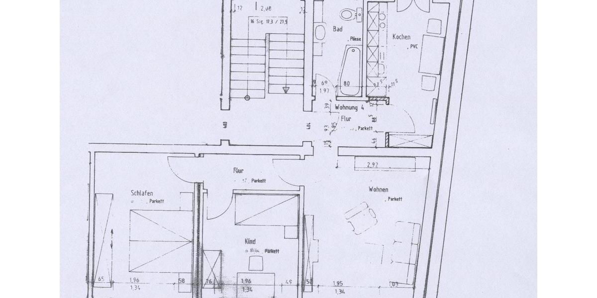 Etagenwohnung Plattling - 3 Zimmer, 73 m&sup2;, 649&euro; | Angebot:26548869