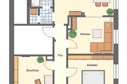 Wohnung Werneck - 3 Zimmer, 85 m&sup2;, 1.100&euro; | Angebot:24370156