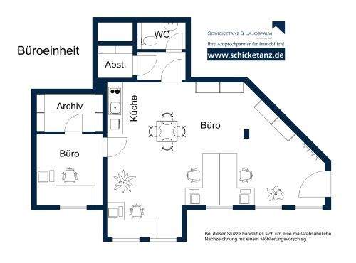 Gewerbeobjekt Taucha - 2 Zimmer, 620&euro; | Angebot:25779200