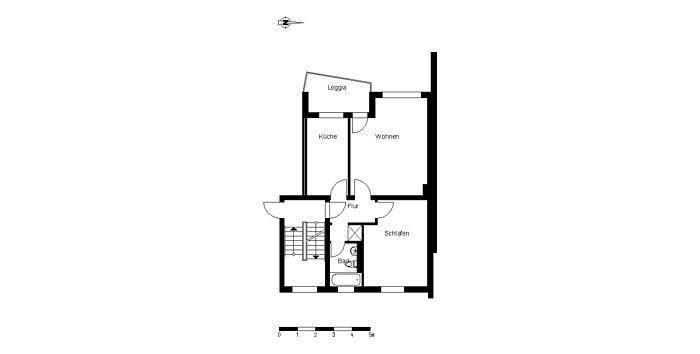 Etagenwohnung Bremen Burglesum - 2 Zimmer, 59 m&sup2;, 557&euro; | Angebot:25931728