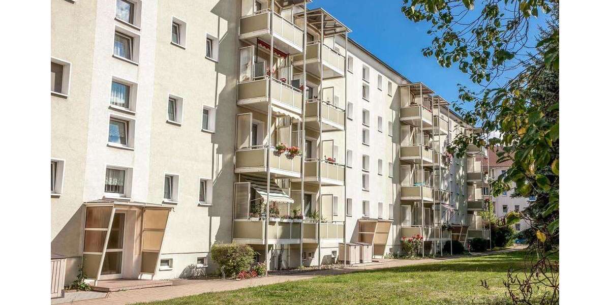 Etagenwohnung Nordhausen Zentrum - 2 Zimmer, 51 m&sup2;, 382&euro; | Angebot:27077184