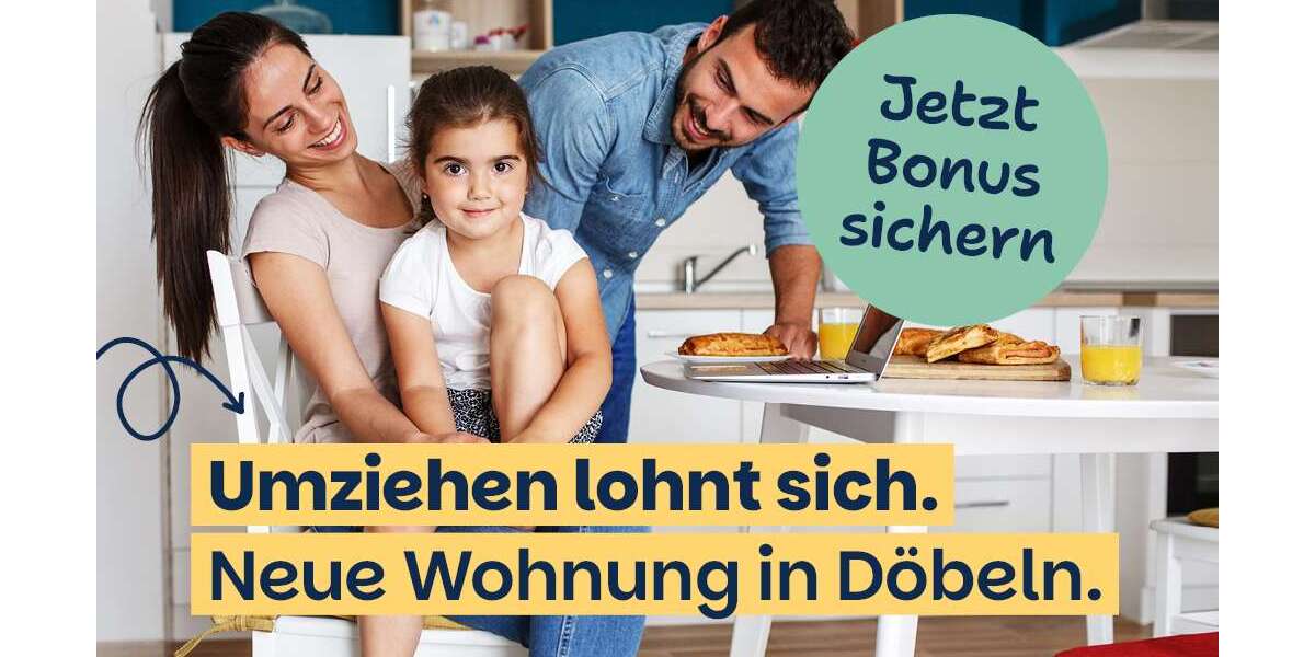 Etagenwohnung Döbeln Pommlitz - 3 Zimmer, 64 m&sup2;, 319&euro; | Angebot:26754772