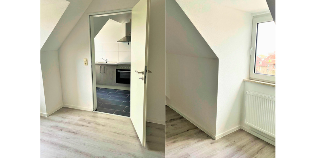 Dachgeschoßwohnung Wilhelmshaven - 2 Zimmer, 45 m&sup2;, 400&euro; | Angebot:25960045