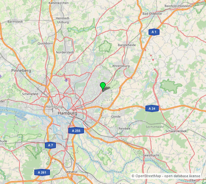 Etagenwohnung Hamburg Rahlstedt - 2 Zimmer, 45 m&sup2;, 570&euro; | Angebot:26139573