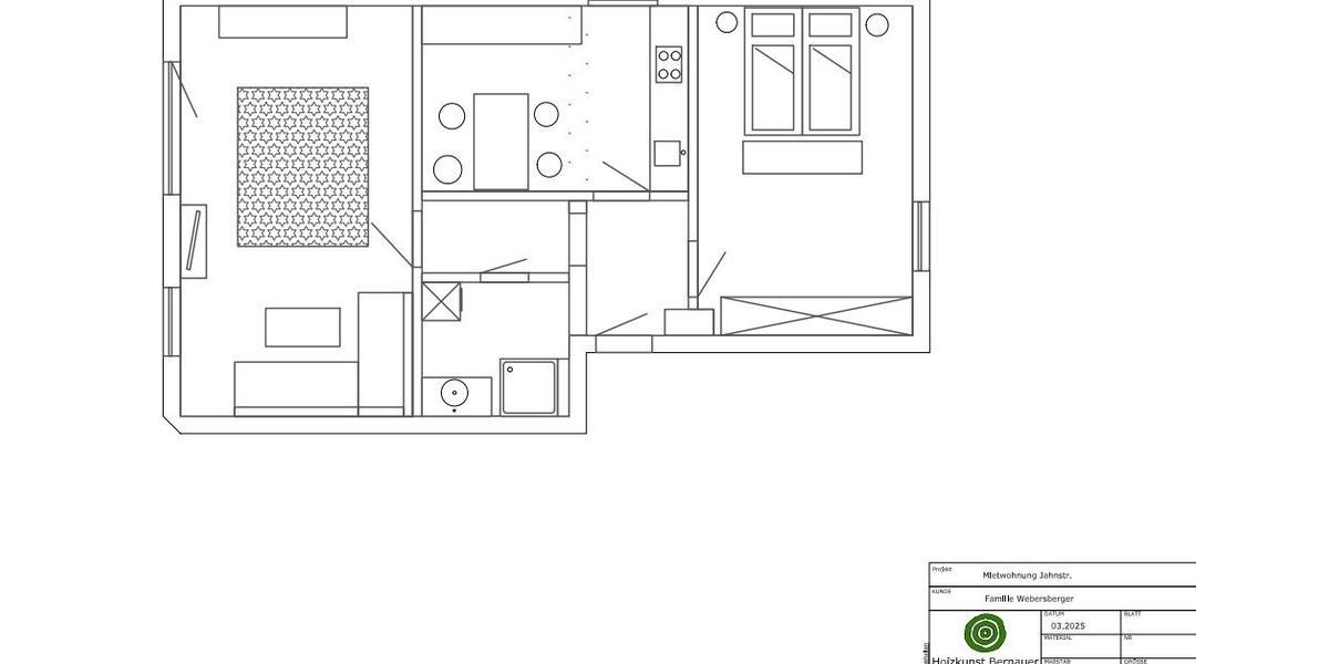 Etagenwohnung Bad Endorf - 2.5 Zimmer, 68 m&sup2;, 1.100&euro; | Angebot:25650963