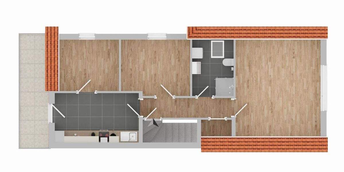 Etagenwohnung Laboe - 3 Zimmer, 64 m&sup2;, 870&euro; | Angebot:24713166