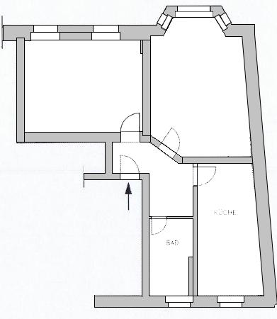 Etagenwohnung Guben - 2 Zimmer, 76 m&sup2;, 508&euro; | Angebot:24848153