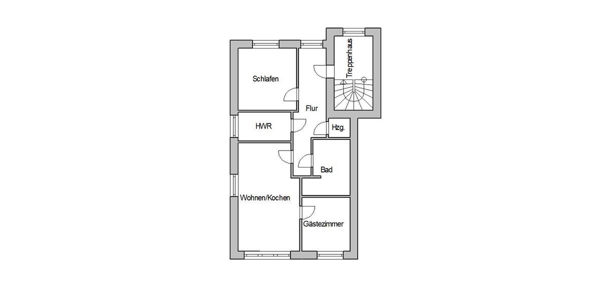 Dachgeschoßwohnung Uplengen - 2 Zimmer, 62 m&sup2;, 650&euro; | Angebot:26662059
